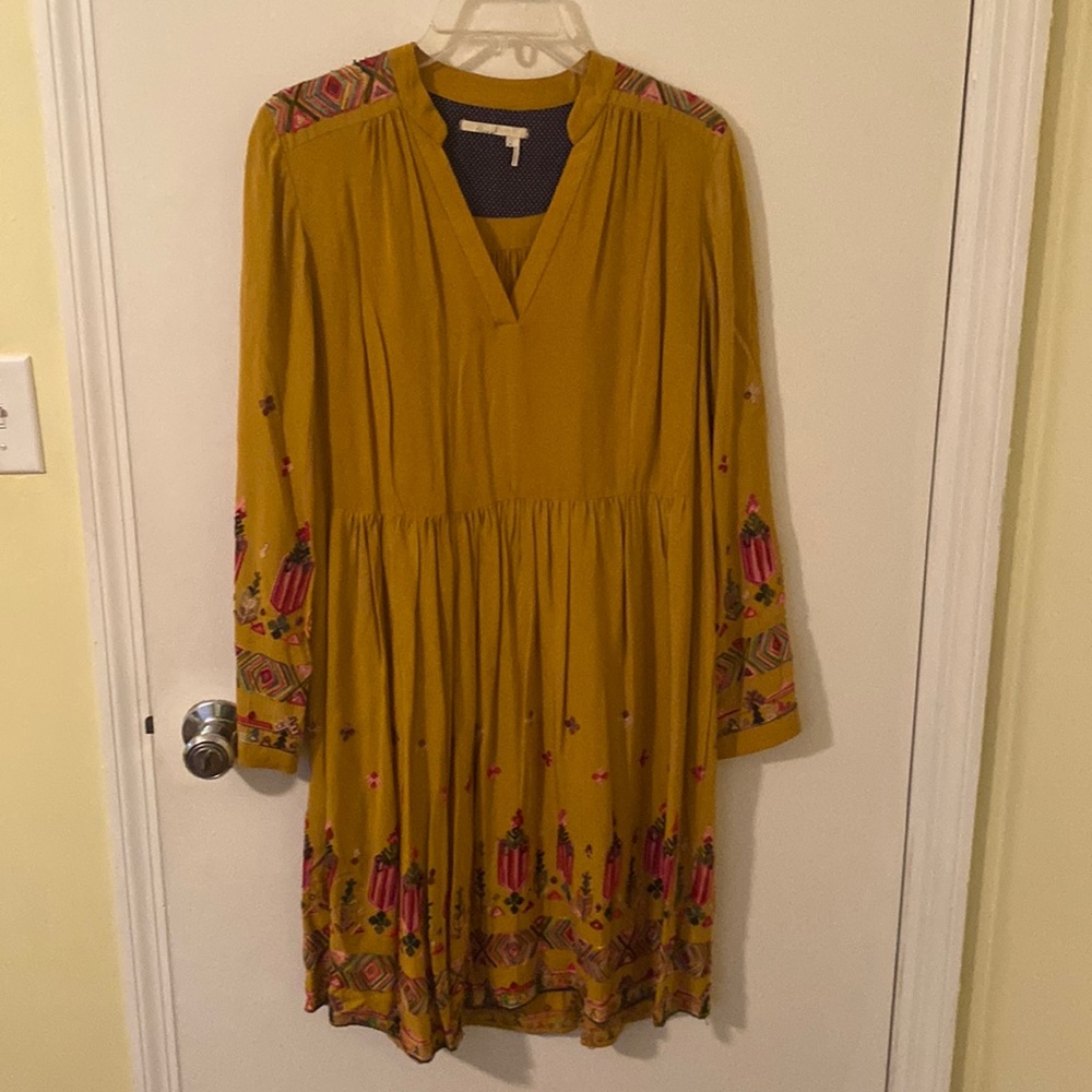 Embroidered Anthropologie Dress NEVER WORN